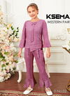Pink Colour KSEMA PAIR Fancy Wear Designer Top With Bottom Kids Latest Collection KSEMA 2